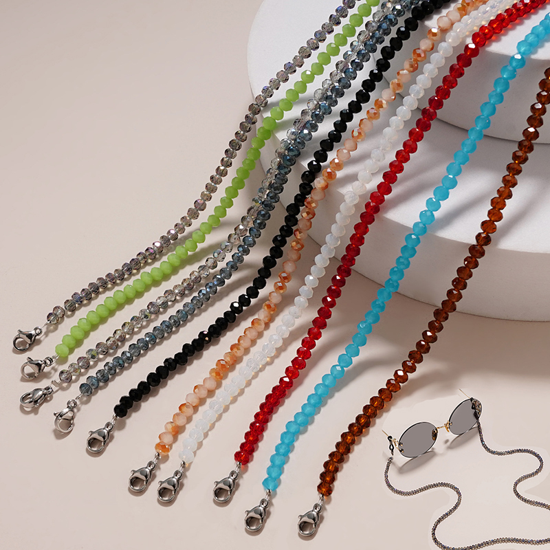 Crystal Glasses Chain For Wome - Sunglass Retainer Cord ulasan dan harga