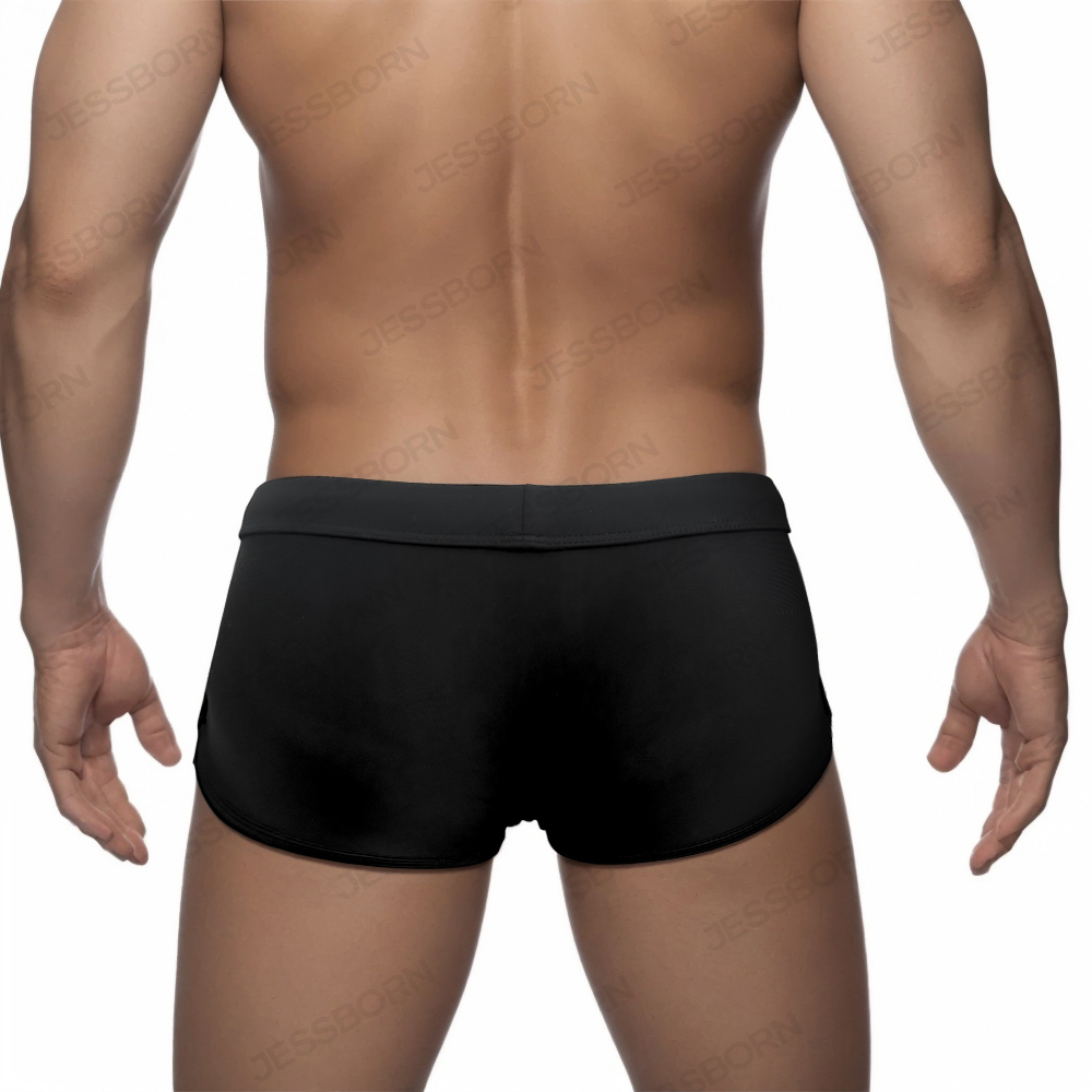 Sexy Mens Swimming Trunks Soli - Swim Trunk Quick Dry ulasan dan harga