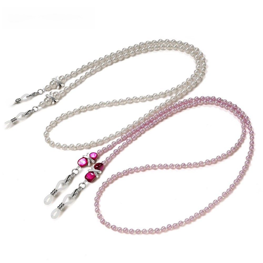 Beaded Eyeglasses Chain Anti F - Sunglass Retainer Cord ulasan dan harga