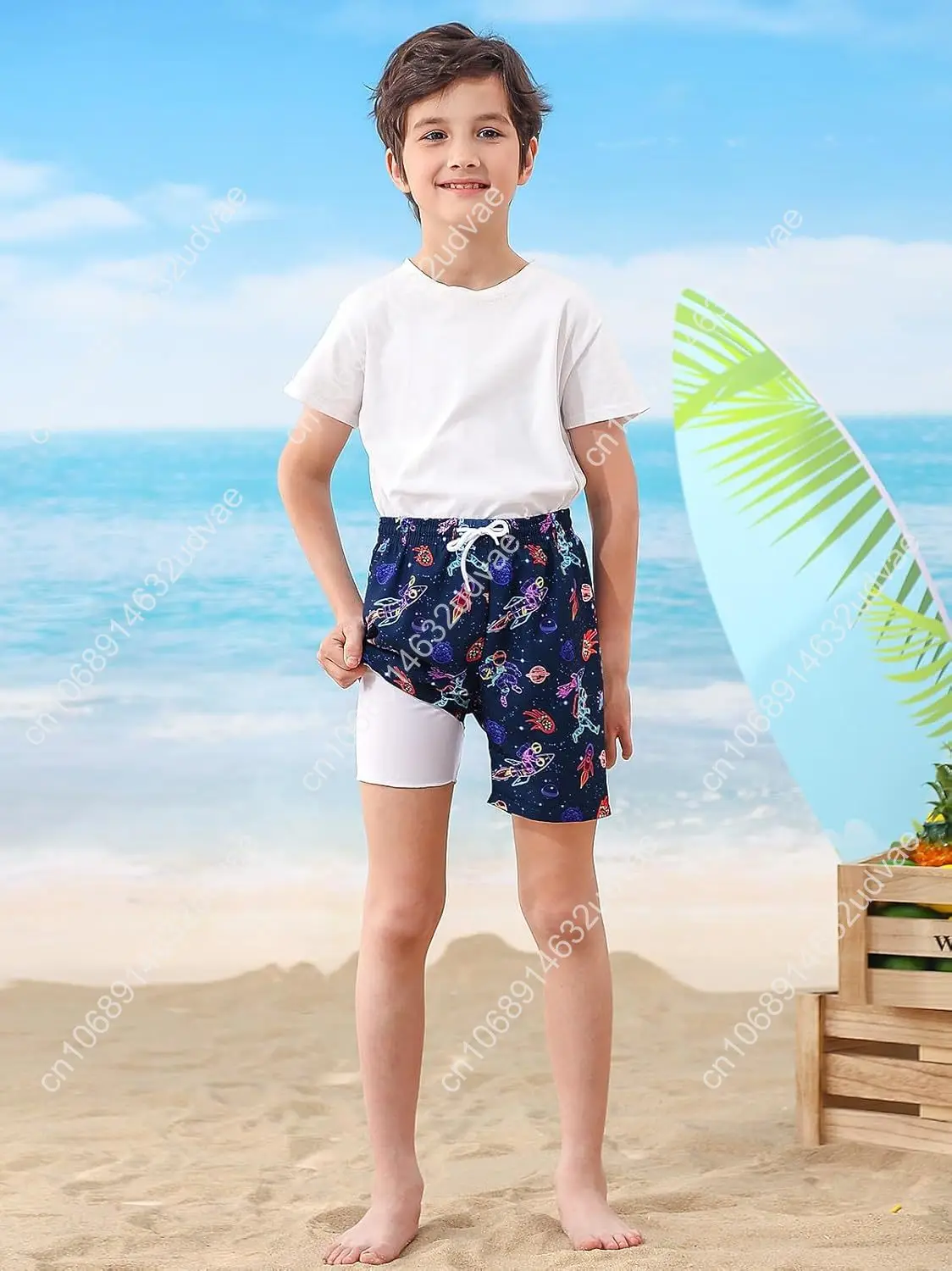 Little Boys Swim Trunks with B - Swim Trunk Quick Dry ulasan dan harga